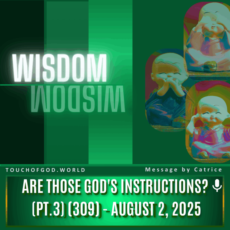 Are Those God’s Instructions? (Pt.3) (309) – August 2 2025