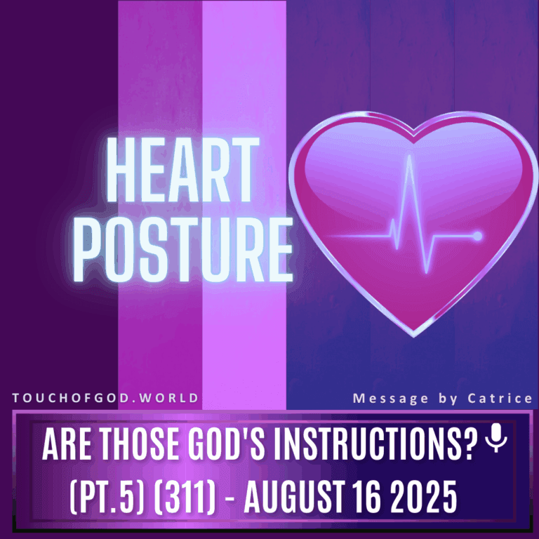 Are Those God’s Instructions? (Pt.5) (311) – August 16 2025