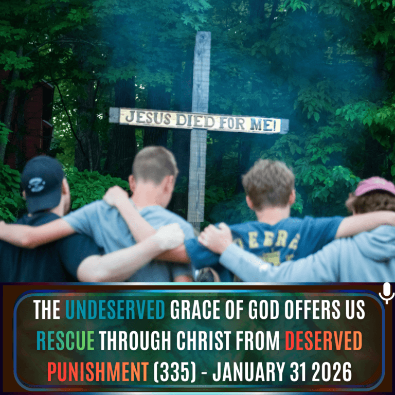 The Undeserved Grace of God Offers Us Rescue from Deserved Punishment (335) – January 31 2026